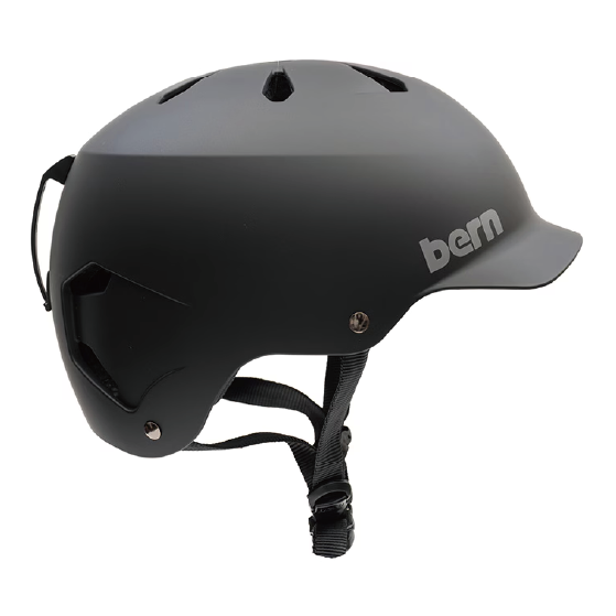BERN ヘルメット WATTS＋ Matte Black 26-27 スノーボードヘルメット 日本正規品