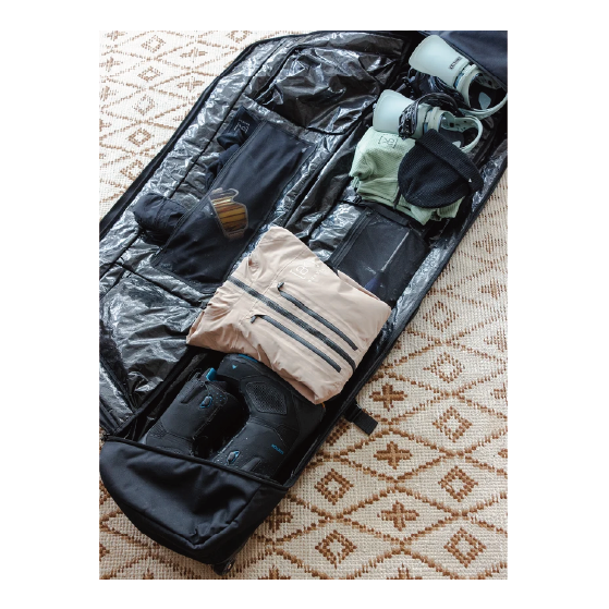 BURTON バートン  Wheelie Flight Attendant Snowboard Bag Keel Camo 2349210E9S 26-27 日本正規品