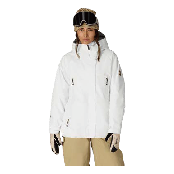 686 ウェア ロクハチロク WOMENS WHISPER™ INSULATED JACKET WHITE M5WN337 26-27 スノーボードウェア 日本正規品