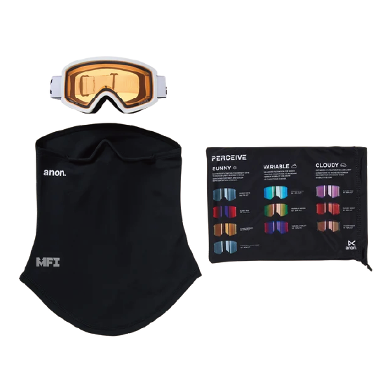 ANON ゴーグル アノン  Tracker 2.0 Goggles + MFI® Face Mask Autumn Glow 2225515FA6 26-27 スノーボードゴーグル 日本正規品