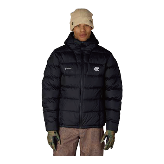 686 ウェア ロクハチロク MENS WINDSTOPPER? PYRO? DOWN PUFFER JACKET BLACK M6WNCS130 26-27 スノーボードウェア 日本正規品