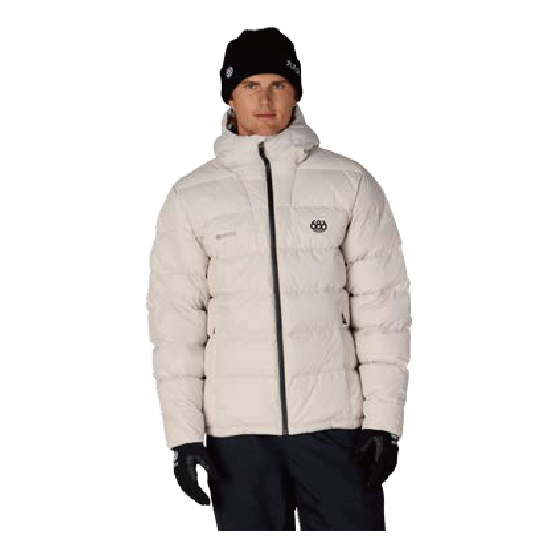 686 ウェア ロクハチロク MENS WINDSTOPPER? PYRO? DOWN PUFFER JACKET LIMESTONE M6WNCS130 26-27 スノーボードウェア 日本正規品