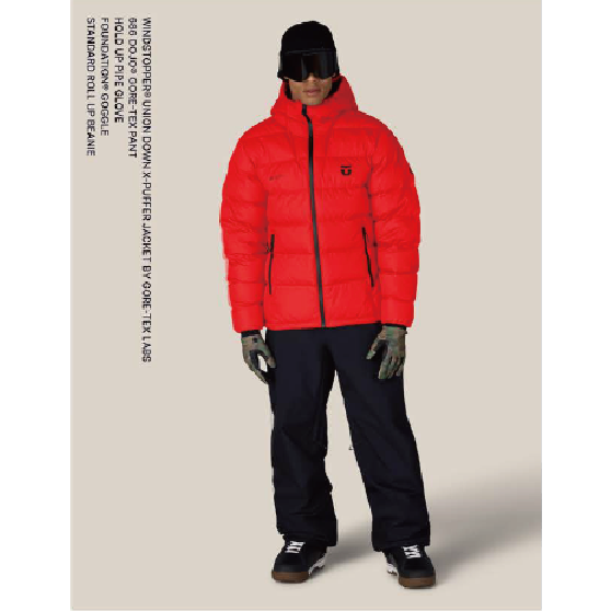 686 ウェア ロクハチロク MENS WINDSTOPPER? UNION DOWN PUFFER JACKET UNION SOLAR M5WNJKT149 26-27 スノーボードウェア 日本正規品