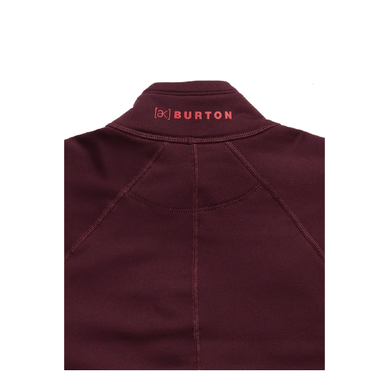 BURTON ウェア バートン  Women's [ak] Baker Stretch Fleece Full-Zip Rum Raisin 2422910FAK 26-27 スノーボードウェア 日本正規品