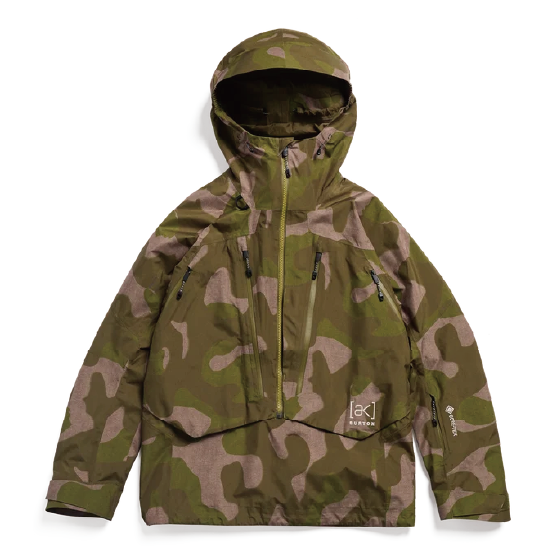 BURTON ウェア バートン  Women's [ak] Cyclic GORE-TEX 2L Anorak Keel Camo 3076210E9S 26-27 スノーボードウェア 日本正規品