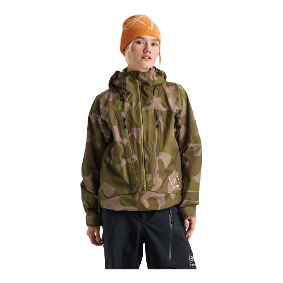 BURTON ウェア バートン  Women's [ak] Cyclic GORE-TEX 2L Anorak Keel Camo 3076210E9S 26-27 スノーボードウェア 日本正規品