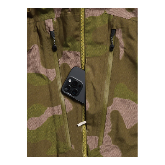 BURTON ウェア バートン  Women's [ak] Cyclic GORE-TEX 2L Anorak Keel Camo 3076210E9S 26-27 スノーボードウェア 日本正規品