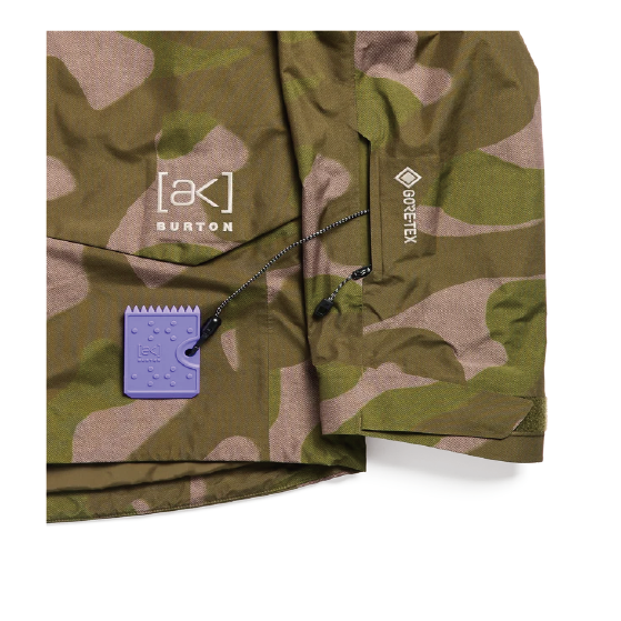 BURTON ウェア バートン  Women's [ak] Cyclic GORE-TEX 2L Anorak Keel Camo 3076210E9S 26-27 スノーボードウェア 日本正規品