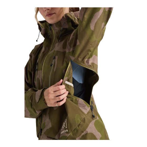 BURTON ウェア バートン  Women's [ak] Cyclic GORE-TEX 2L Anorak Keel Camo 3076210E9S 26-27 スノーボードウェア 日本正規品