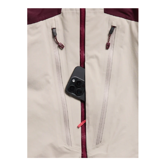 BURTON ウェア バートン  Women's [ak] Cyclic GORE-TEX 2L Anorak Rum Raisin/Chinchilla Gray/Hot Tamale 3076210E6J 26-27 スノーボードウェア 日本正規品
