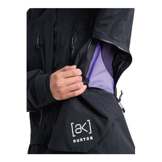 BURTON ウェア バートン  Women's [ak] Cyclic GORE-TEX 2L Anorak True Black 3076210A04 26-27 スノーボードウェア 日本正規品