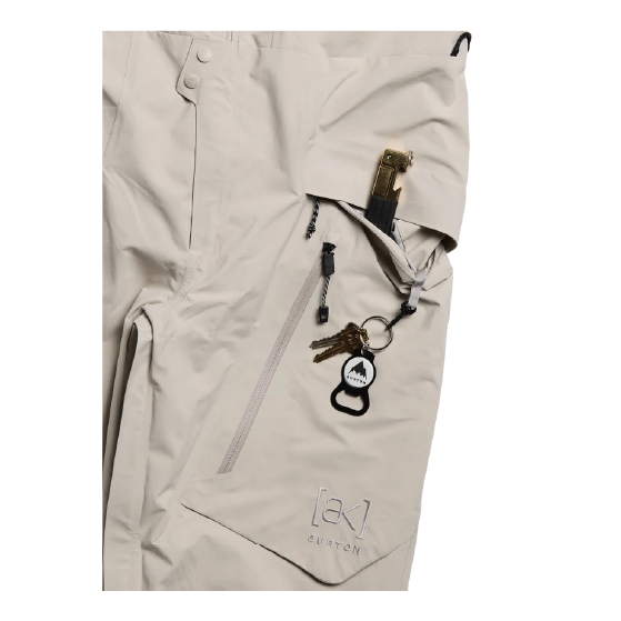 BURTON ウェア バートン  Women's [ak] Cyclic GORE-TEX 2L Bib Pants Chinchilla Gray 3076610E7M 26-27 スノーボードウェア 日本正規品
