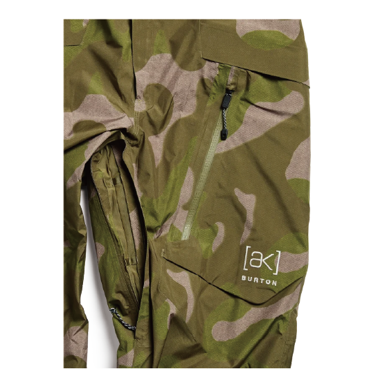 BURTON ウェア バートン  Women's [ak] Cyclic GORE-TEX 2L Bib Pants Keel Camo 3076610E9S 26-27 スノーボードウェア 日本正規品