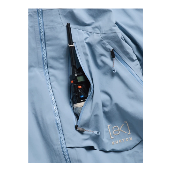 BURTON ウェア バートン  Women's [ak] Cyclic GORE-TEX 2L Jacket Airstream Blue 3076410EVM 26-27 スノーボードウェア 日本正規品