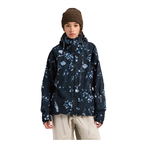BURTON ウェア バートン  Women's [ak] Cyclic GORE-TEX 2L Jacket Cyanotype Floral 3076410E6D 26-27 スノーボードウェア 日本正規品