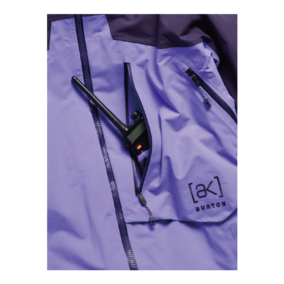 BURTON ウェア バートン  Women's [ak] Cyclic GORE-TEX 2L Jacket Nightshade Purple/Purple Voltage 3076410E7O 26-27 スノーボードウェア 日本正規品