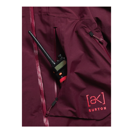 BURTON ウェア バートン  Women's [ak] Cyclic GORE-TEX 2L Jacket Rum Raisin 3076410FAK 26-27 スノーボードウェア 日本正規品