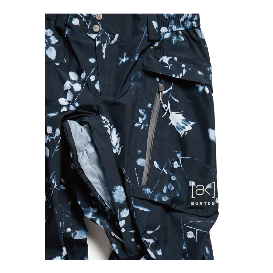 BURTON ウェア バートン  Women's [ak] Cyclic GORE-TEX 2L Pants Cyanotype Floral 3076810E6D 26-27 スノーボードウェア 日本正規品