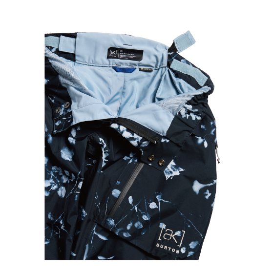 BURTON ウェア バートン  Women's [ak] Cyclic GORE-TEX 2L Pants Cyanotype Floral 3076810E6D 26-27 スノーボードウェア 日本正規品
