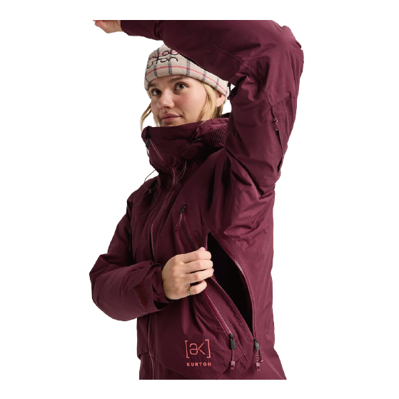 BURTON ウェア バートン  Women's [ak] Swash Down Insulated GORE-TEX 2L Jacket Rum Raisin 3075610FAK 26-27 スノーボードウェア 日本正規品