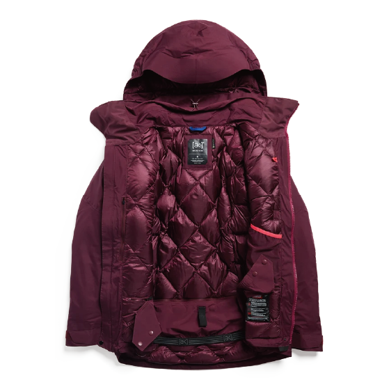 BURTON ウェア バートン  Women's [ak] Swash Down Insulated GORE-TEX 2L Jacket Rum Raisin 3075610FAK 26-27 スノーボードウェア 日本正規品