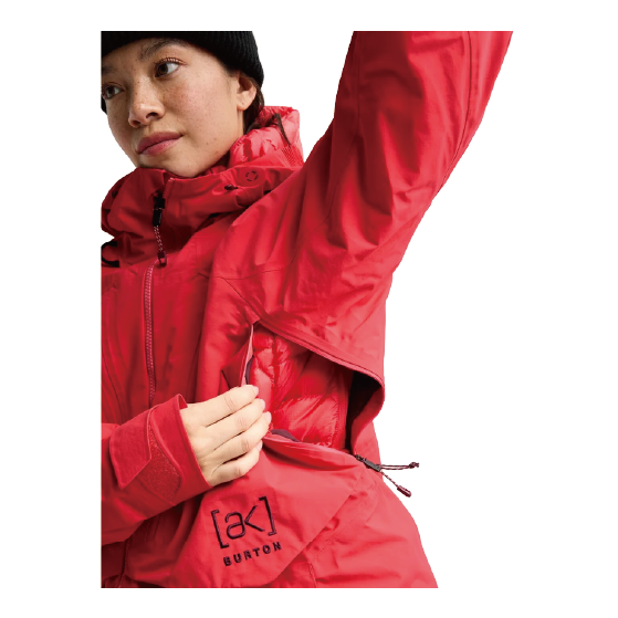 BURTON ウェア バートン  Women's [ak] Swash Synthetic Insulated GORE-TEX 2L Jacket Hot Tamale 3075810E9Z 26-27 スノーボードウェア 日本正規品