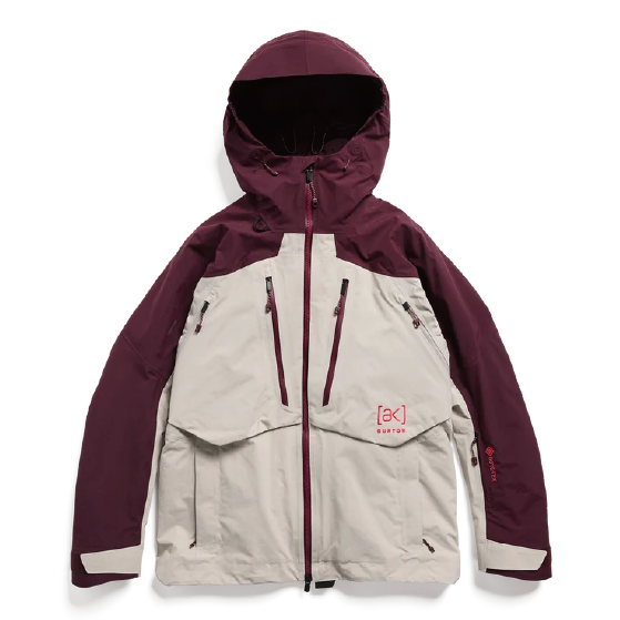 BURTON ウェア バートン  Women's [ak] Swash Synthetic Insulated GORE-TEX 2L Jacket Rum Raisin/Chinchilla Gray 3075810EVG 26-27 スノーボードウェア 日本正規品