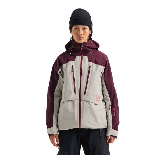 BURTON ウェア バートン  Women's [ak] Swash Synthetic Insulated GORE-TEX 2L Jacket Rum Raisin/Chinchilla Gray 3075810EVG 26-27 スノーボードウェア 日本正規品