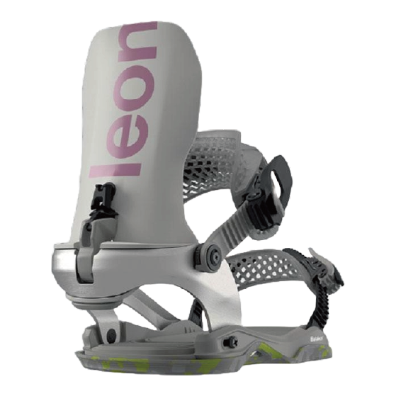 BATALEON FASE ビンディング  Women's Blaster AW FASE Metal Gray 26-27 バインディング 日本正規品