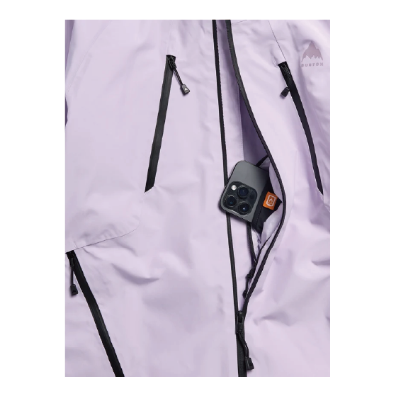 BURTON ウェア バートン  Women's Reserve GORE-TEX 2L Insulated Jacket Moondust Purple 3041210E9G 26-27 スノーボードウェア 日本正規品