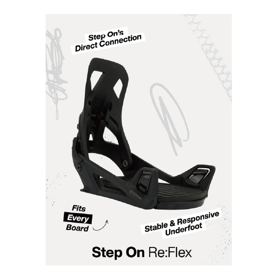 BURTON STEP ON ビンディング バートン ステップオン  Women's Step On Re:Flex Black 1728416A02 26-27 バインディング 日本正規品