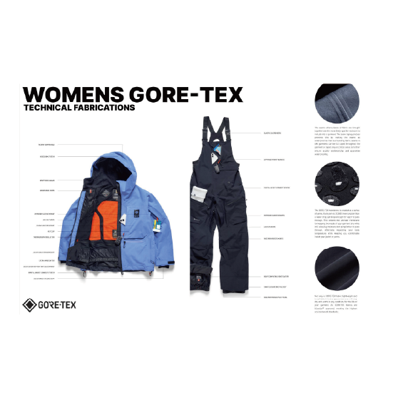 686 ウェア ロクハチロク WOMENS GORE-TEX SCHEME™ THERMAGRAPH® JACKET ALPENGLOW BLUE M6WN339 26-27 スノーボードウェア 日本正規品