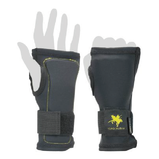 鎧武者 ヨロイムシャ  WRIST GUARDS(XRD)(左右ｾｯﾄ) BK YM-1733 26-27 日本正規品