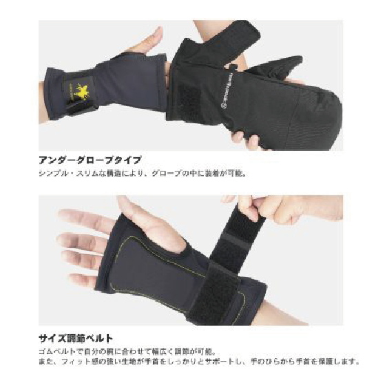 鎧武者 ヨロイムシャ  WRIST GUARDS(XRD)(左右ｾｯﾄ) BK YM-1733 26-27 日本正規品