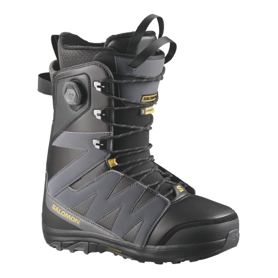 SALOMON ブーツ  X APPROACH LACE SJ BOA Black/Asphalt/Spicy Mustard L49271800 26-27 スノーボードブーツ 日本正規品