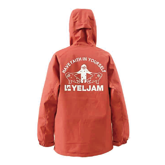 YELJAM ウェア イエロージャム  SB　JACKET RED YJ52614 26-27 スノーボードウェア 日本正規品
