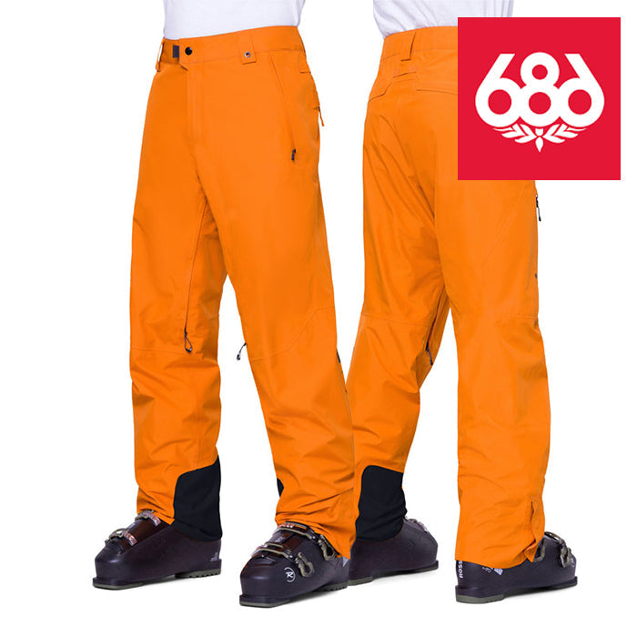 日本正規品 スノーボード ウェア  シックスエイトシックス パンツ  23-24 686 GORE-TEX GT PANT Copper Orange メンズ 男性 ゴアテックス