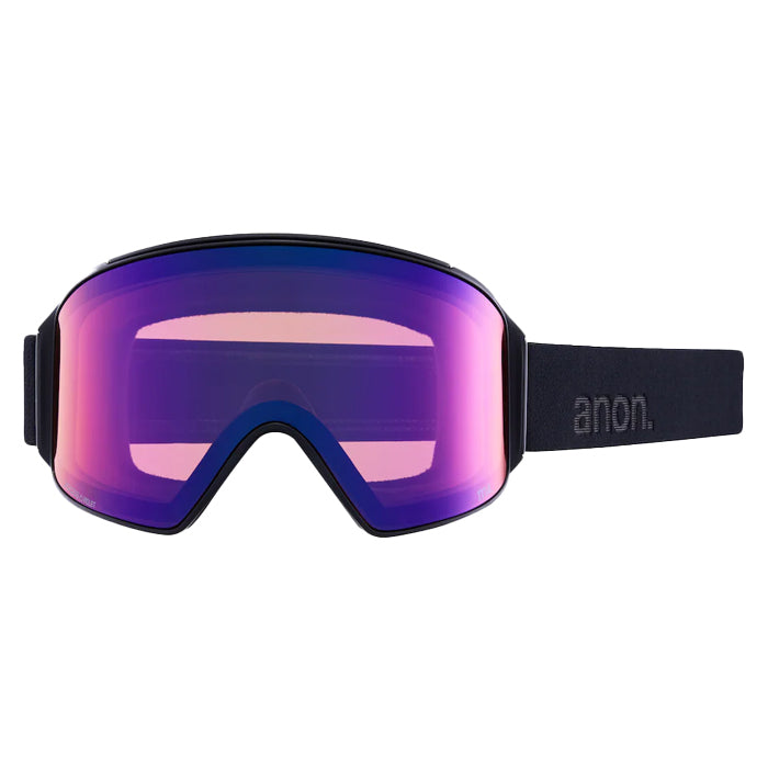 ANON GOGGLE アノン ゴーグル 23-24 M4 CYLINDRICAL GOGGLES + BONUS LENS + MFI FACE  MASK - LOW BRIDGE FIT Smoke/Perceive Sunny Onyx スノーボード 日本正規品