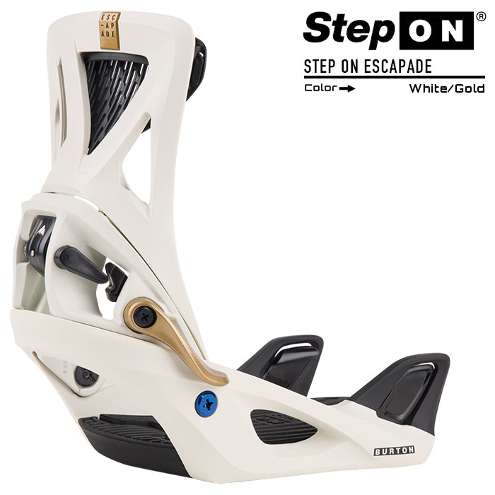 BURTON WOMEN'S バートン ステップオン ビンディング 金具 23-24 STEP ON ESCAPADE Re:Flex White/Gold エスカペイド リフレックス ウィメンズ 日本正規品 予約