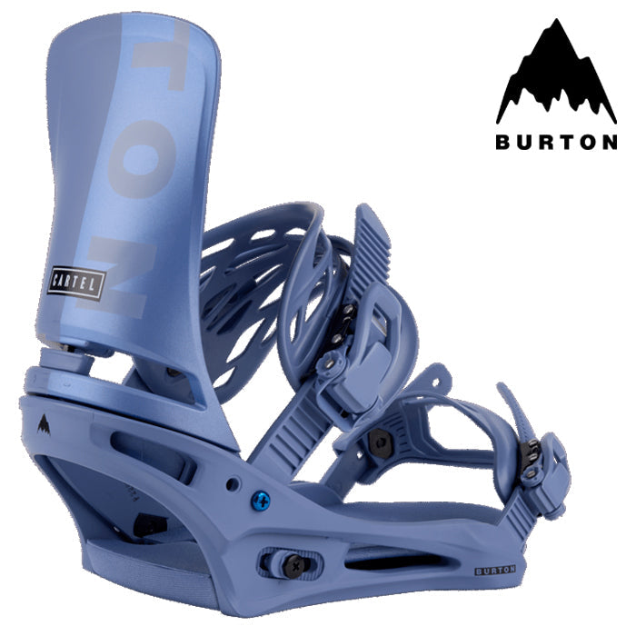 BURTON MEN'S バートン ビンディング 金具 23-24 CARTEL Re:Flex Slate Blue/Logo カーテル リフレックス スノーボード バインディング メンズ 日本正規品 即納