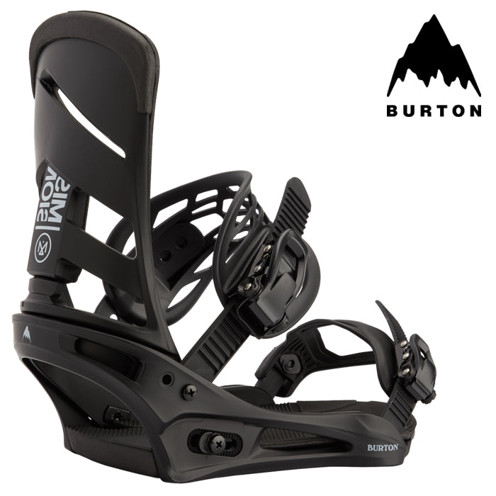 BURTON MEN'S バートン ビンディング 金具 23-24 MISSION Re:Flex Black ミッション リフレックス スノーボード バインディング メンズ 男性 日本正規品 即納