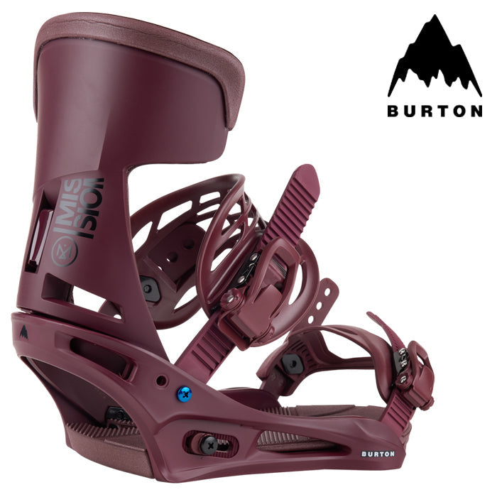 BURTON MEN'S バートン ビンディング 金具 23-24 MISSION Re:Flex Almandine ミッション リフレックス スノーボード バインディング メンズ 日本正規品 即納