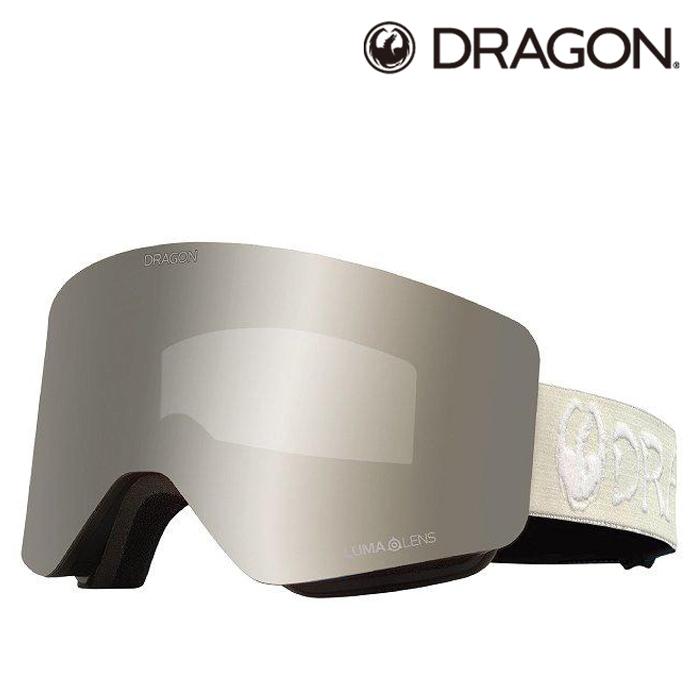 日本正規品 スノーボード ゴーグル ドラゴン 23-24 DRAGON R1 Classic Off White/Lumalens J.Silver Ion R04 スキー