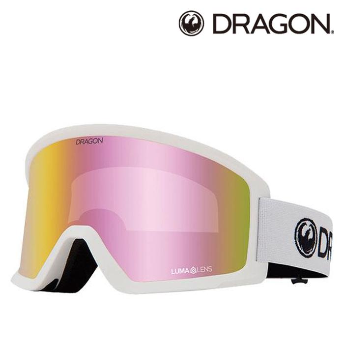 日本正規品 スノーボード ゴーグル ドラゴン 23-24 DRAGON DX3 L White/Lumalens Pink Ion S03 スキー