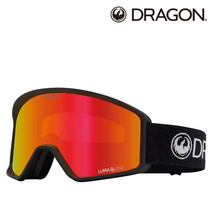 日本正規品 スノーボード ゴーグル ドラゴン 23-24 DRAGON DXT Black/Lumalens Red Ion M01 スキー