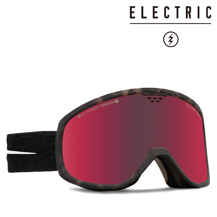 日本正規品 スノーボード ゴーグル エレクトリック 23-24 ELECTRIC PIKE Black Tort Nuron/Crimson Photochromic 24PBC 調光 スキー