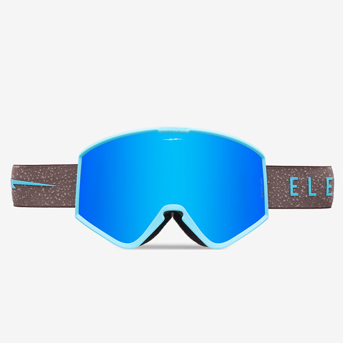 日本正規品 スノーボード ゴーグル エレクトリック 23-24 ELECTRIC KLEVELAND Delphi Speckle/Blue Chrome 24KD スキー