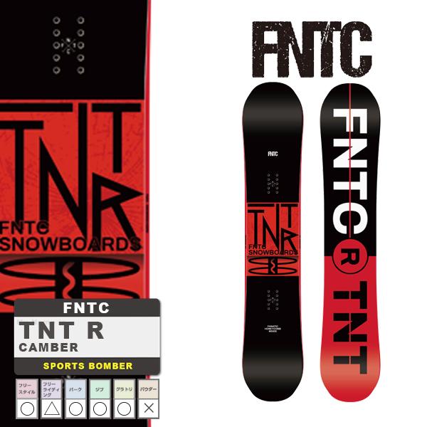 FNTC エフエヌティーシー スノーボード 板 23-24 FNTC TNT R Black/Red Camber UNISEX キャンバー ユニセックス 男性 女性 日本正規品 SNOWBOARD 予約