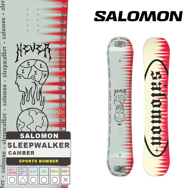 日本正規品 スノーボード 板 サロモン スリープウォーカー 23-24 SALOMON SLEEPWALKER Camber MEN'S キャンバー メンズ 男性 SNOWBOARD スノボー